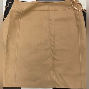 Elegant Tan Women's Skirt